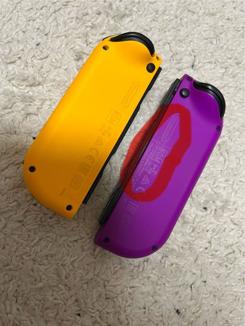 【動作不良あり】Nintendo Switch 本体 パープル/オレンジ