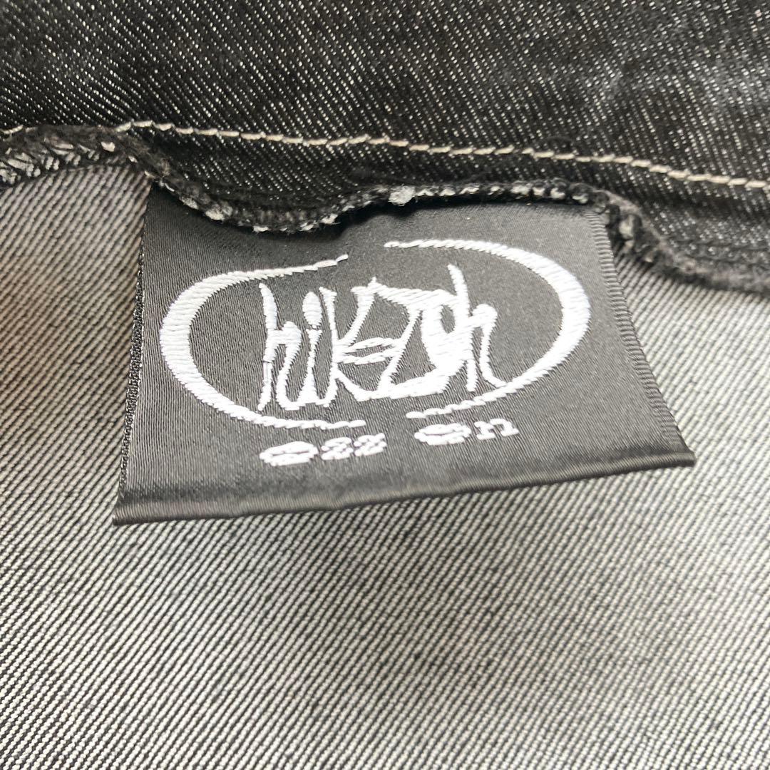 ozz on hikzoh デニムキャミソール レース カッコ可愛い ロック系