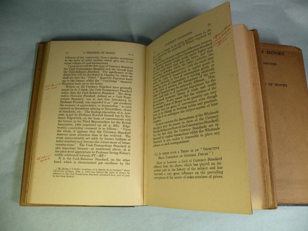 Keynes “A Treatise on Money\" 1st-ed.