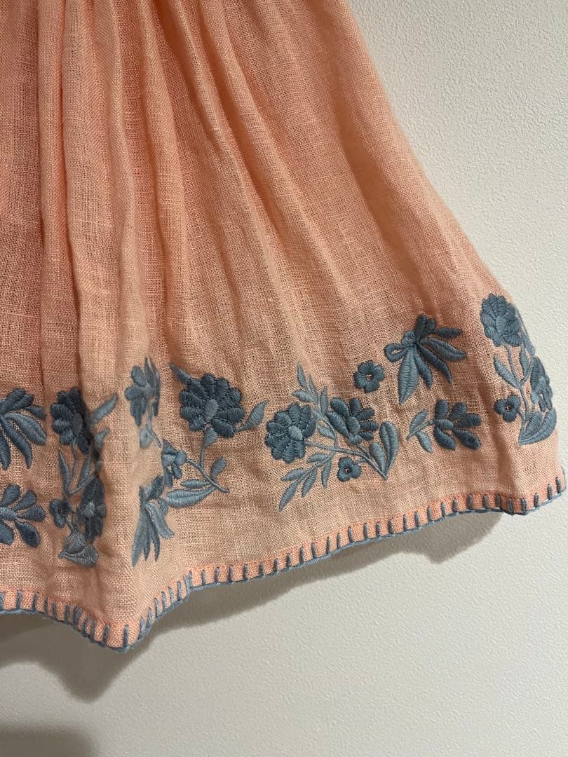 D*D様 Apolina Stevie Dress Pale Rose 1-2y