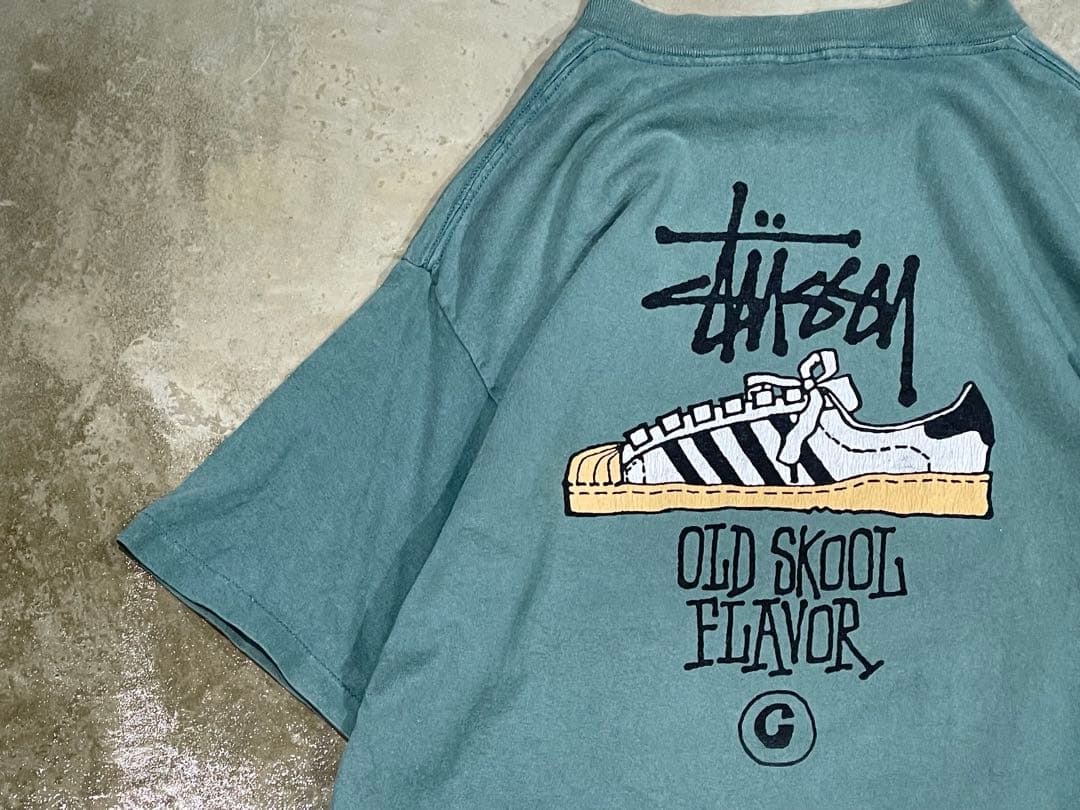 トップス 90s old stussy old skool Flavor T-shirt