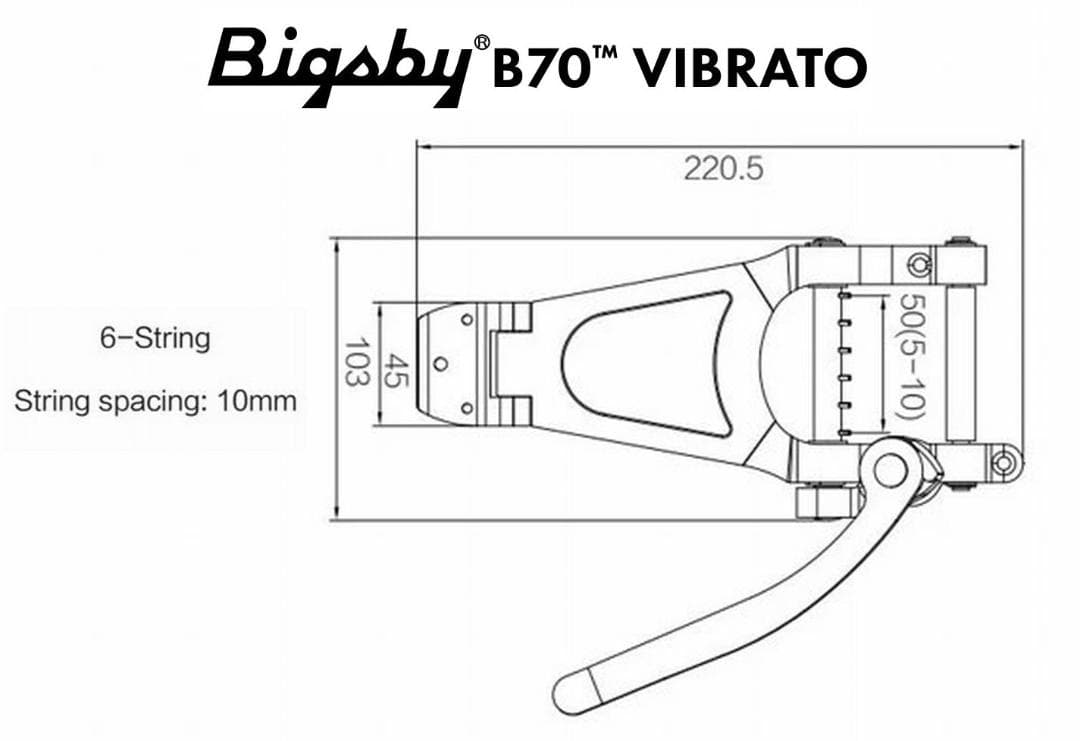Bigsby Tremolo B70 タイプ トレモロユニット
