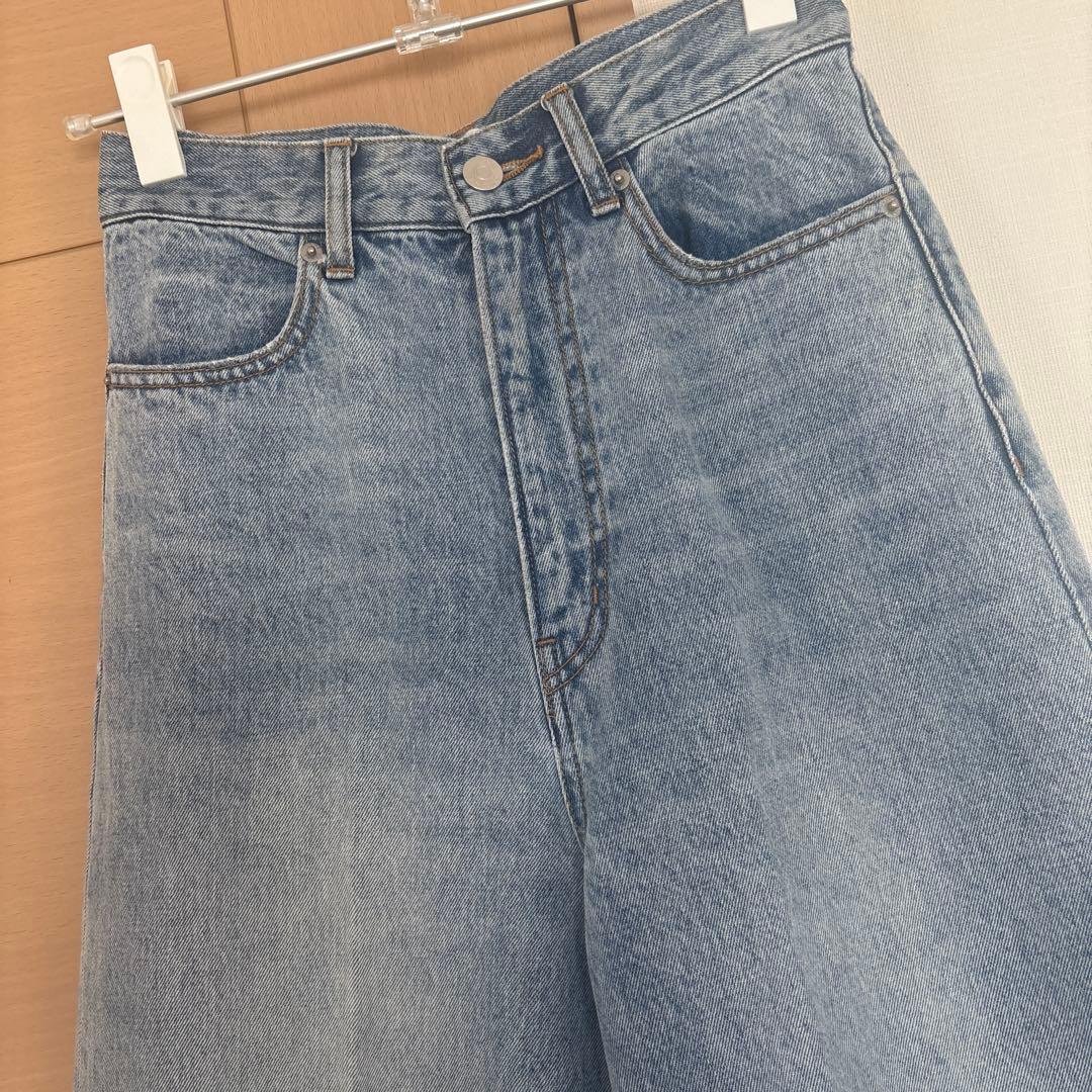 CLANE クラネ J/W WIDE DENIM PANTSワイドデニム