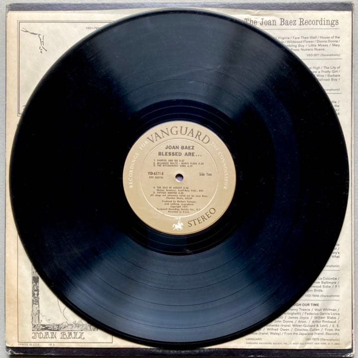 ジョーン バエズ　アナログ レコード　アルバム　LP 2枚　シングル 1枚