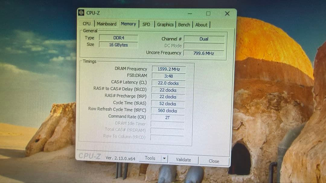 DDR4 8GBx2枚 16GB pc4-3200 動作確認済み ③