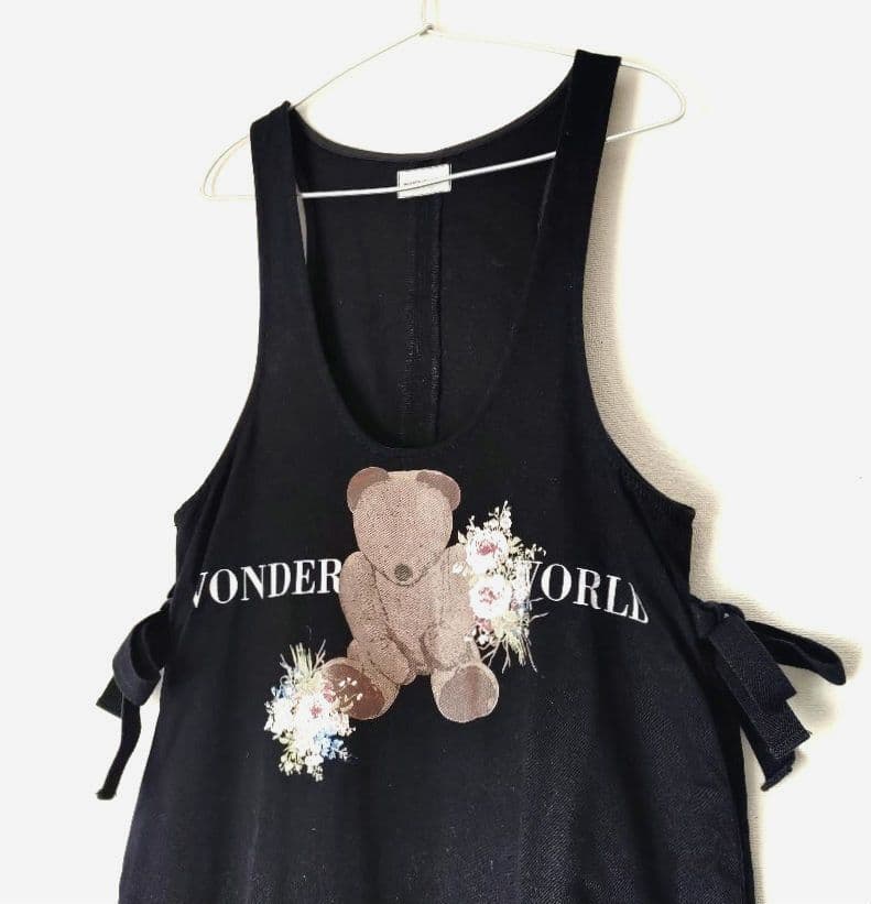 美品！WONDERFUL WORLD ワンダフルワールド ジャンパースカート