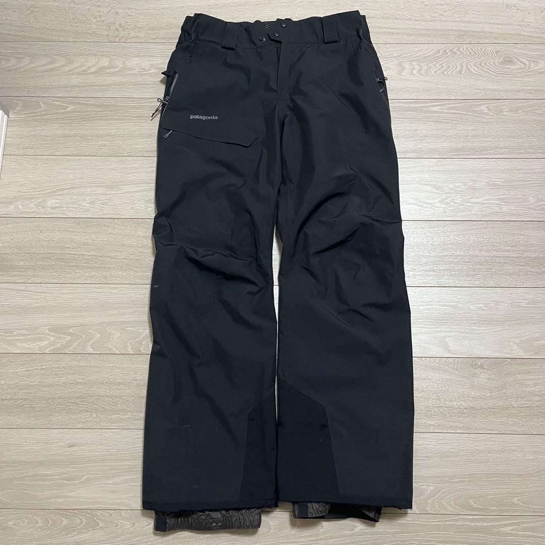 patagonia Gore-Tex Black スノボワイドパンツ