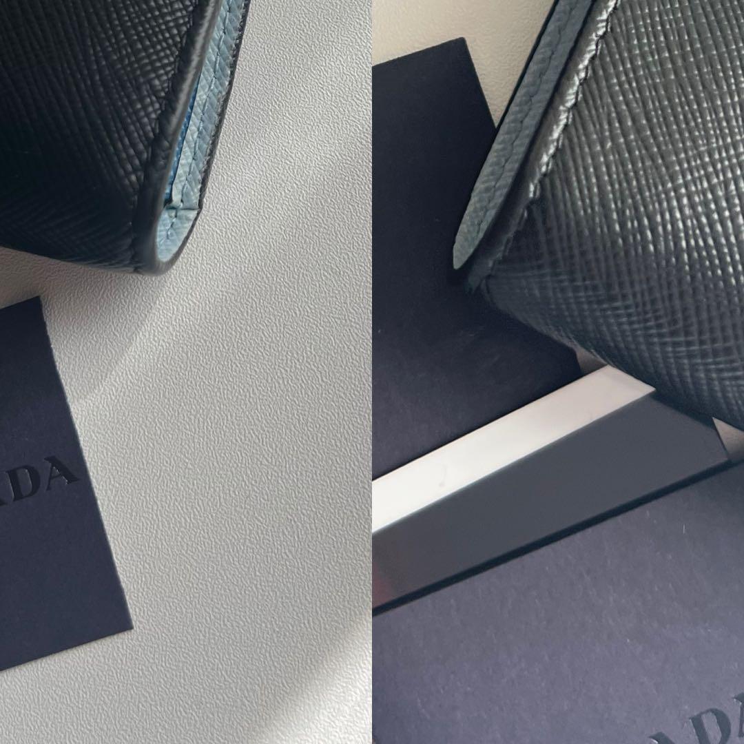 213 極上美品 PRADA プラダ 2つ折り財布