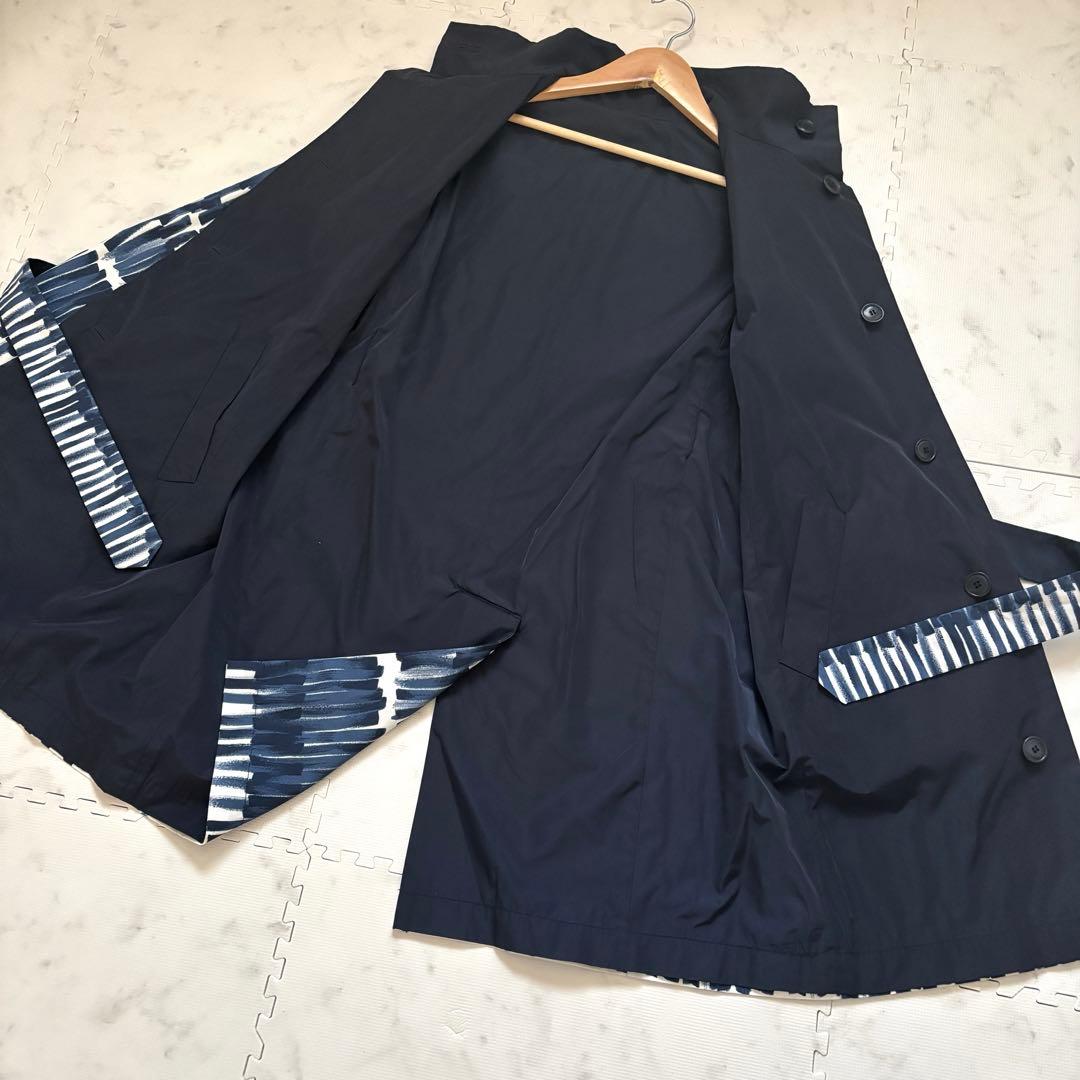 美品✨マックスマーラ リバーシブル トレンチコート ベルト 総柄 2way M