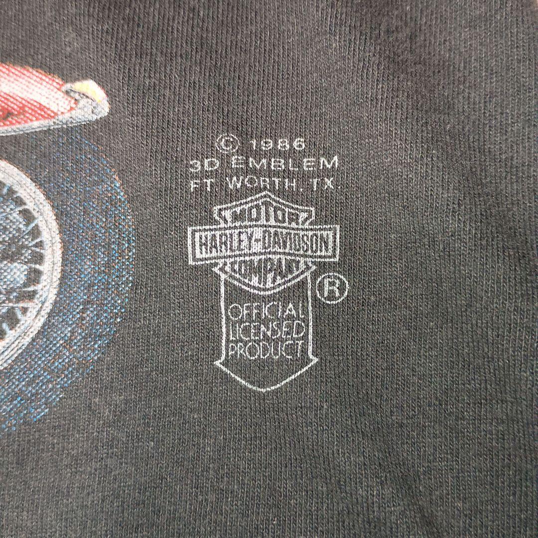 ハーレーダビッドソン Tシャツ ビンテージ 古着 ブラック