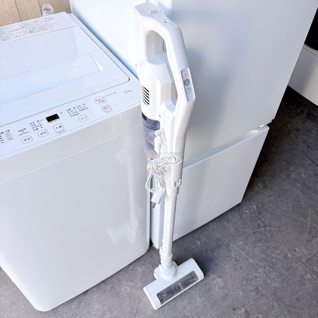 配送設置無料！ホワイト純正メーカー冷蔵庫・洗濯機＋レンジ・掃除機4点セット！