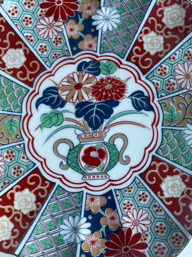 陶扇 有田焼 銘々皿 四客 共箱 中皿 030650
