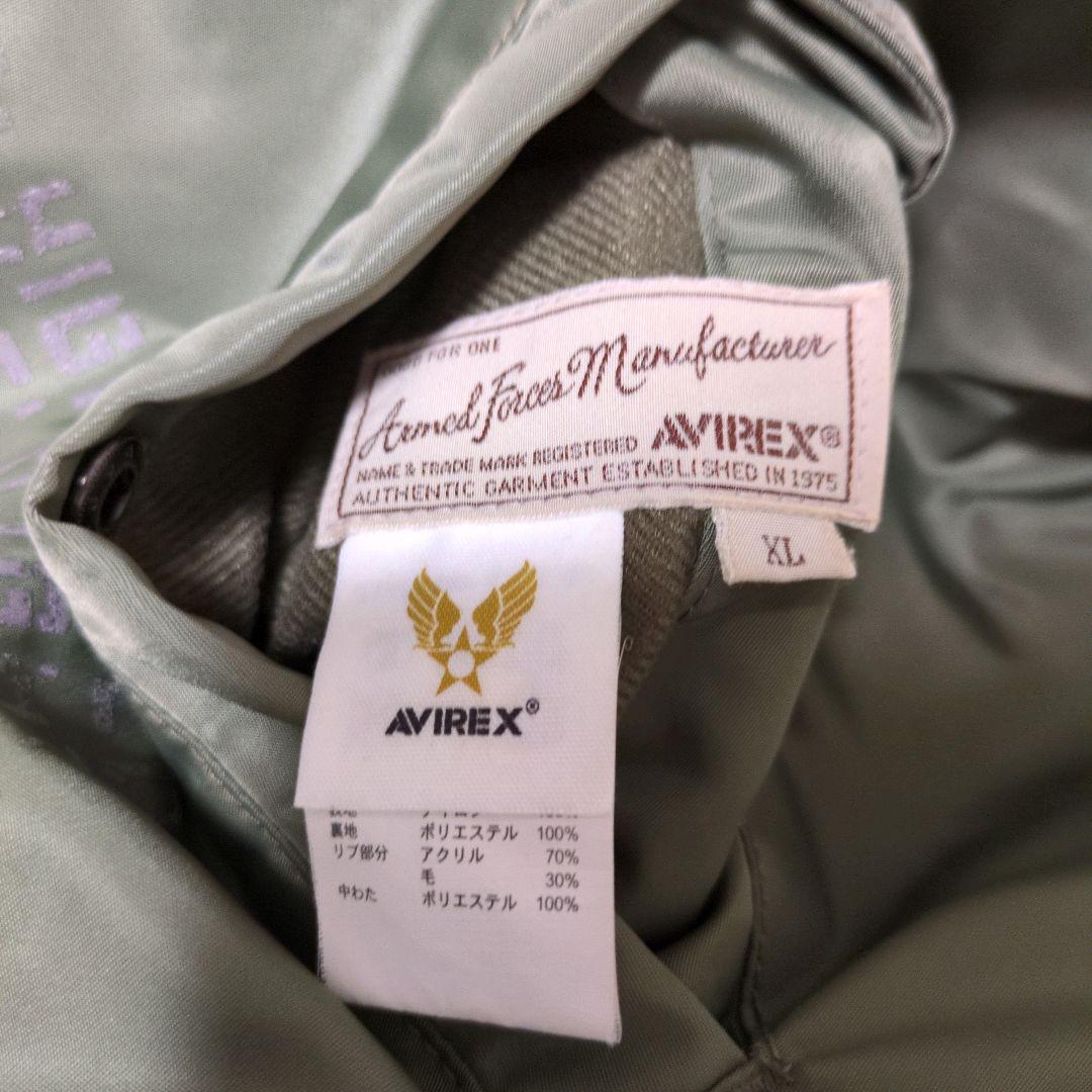 AVIREX 40周年 MA-1 XL リバーシブル MJ101 カーキ