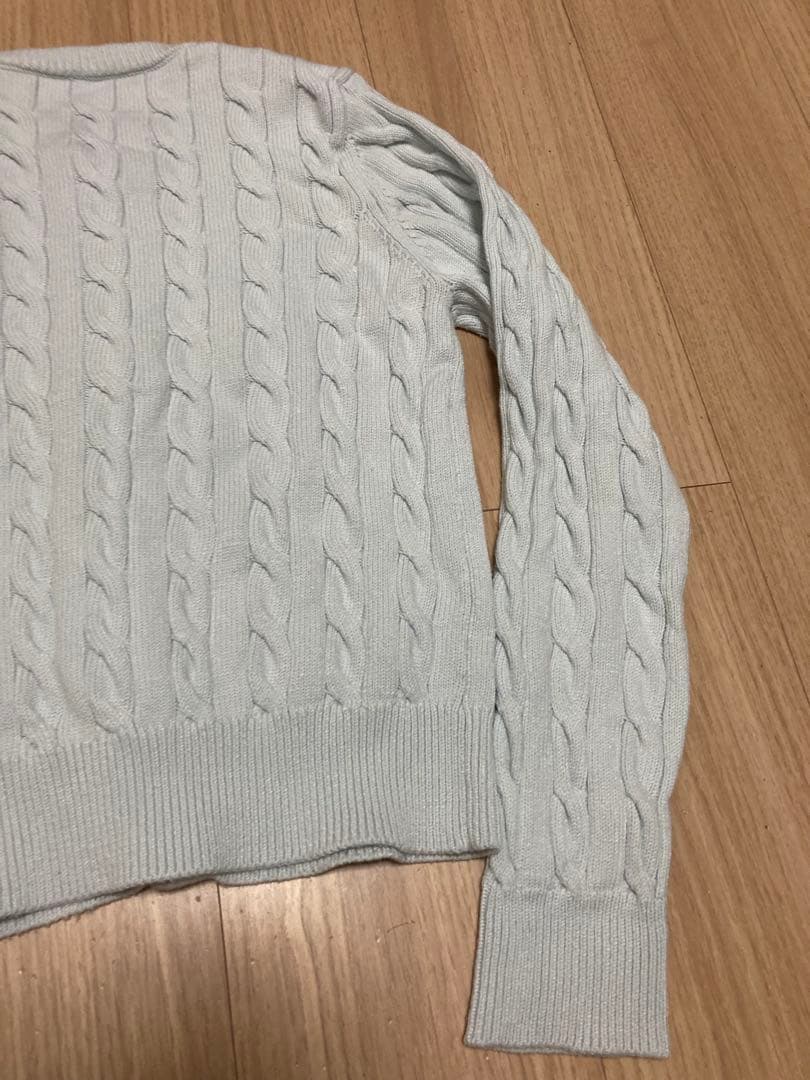 THETOE TOÉ Baker Cardigan ライトブルー S