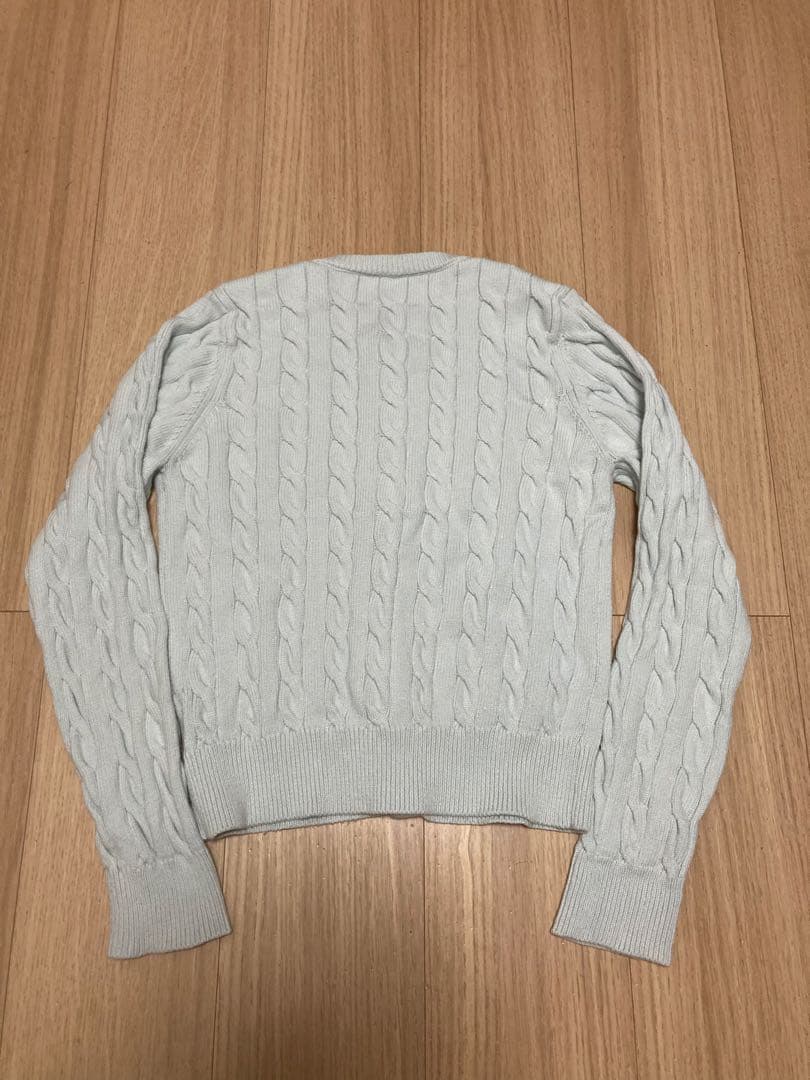 THETOE TOÉ Baker Cardigan ライトブルー S