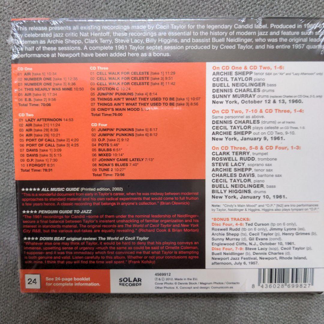 Cecil Taylor 「Nat Hentoff Sessions」