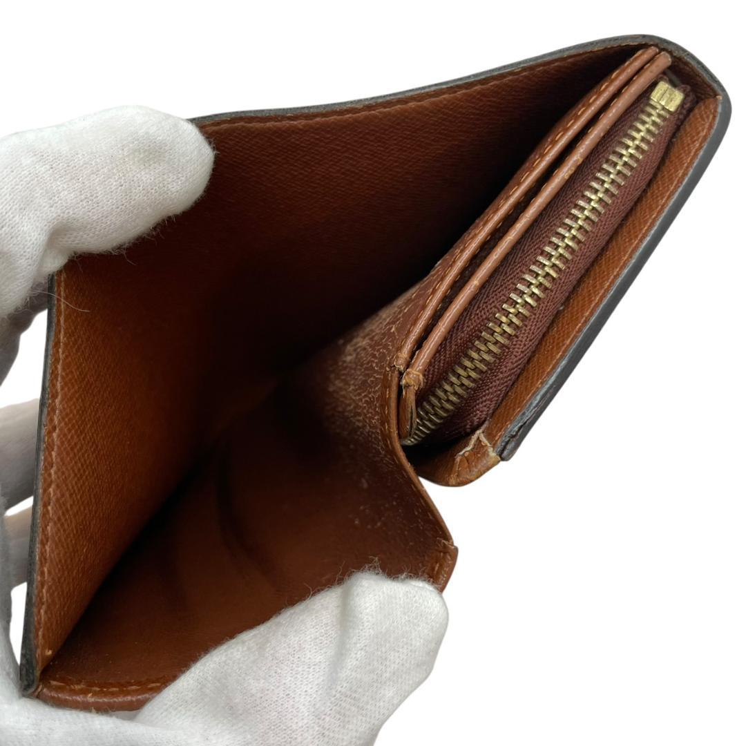 【美品】 ルイヴィトン トレゾール ポルトフォイユ モノグラム 二つ折り財布