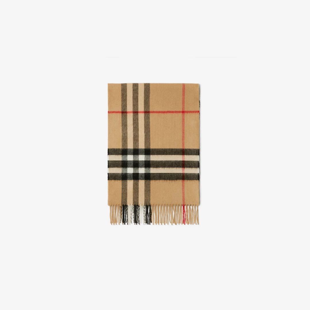 Burberry ベージュ タータンチェック マフラー