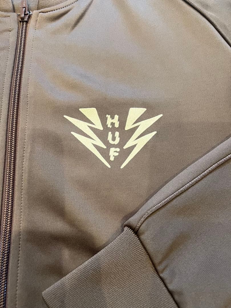 HUF トラックジャケット L ブラウン　アウター 長袖 ストリート