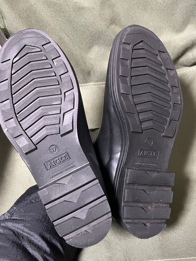 AIGLE レディース　チェルシーブーツ　防水　37サイズ　箱無し　美品