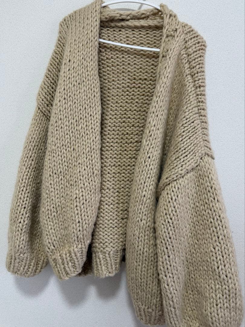 cheme ルーズニットカーディガンHAND MADE