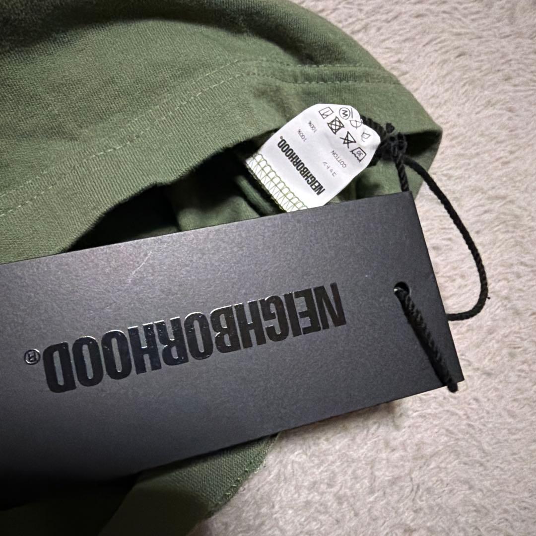 NEIGHBORHOOD ネイバーフッド　LOGO tシャツ XXL オリーブ