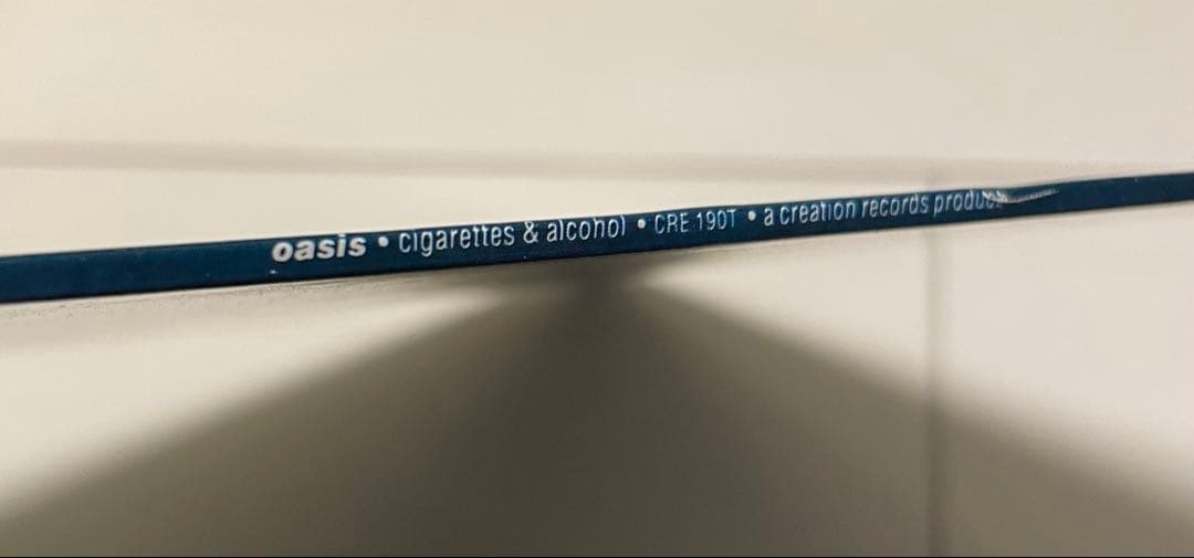 Oasis Cigarettes&Alcohol 12inch UKオリジナル
