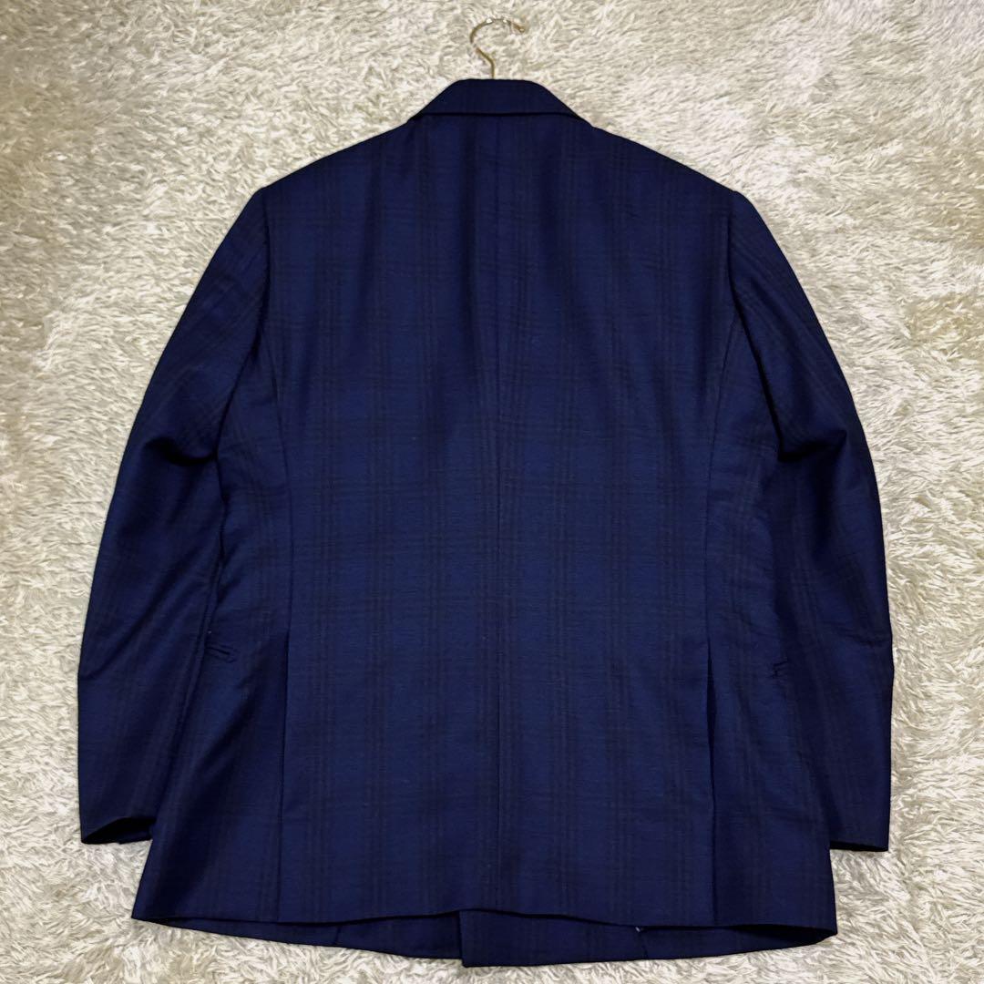 極美品・最高級✨ガルニエ　スリーピース チェック　ダブルジャケット×ダブルベスト