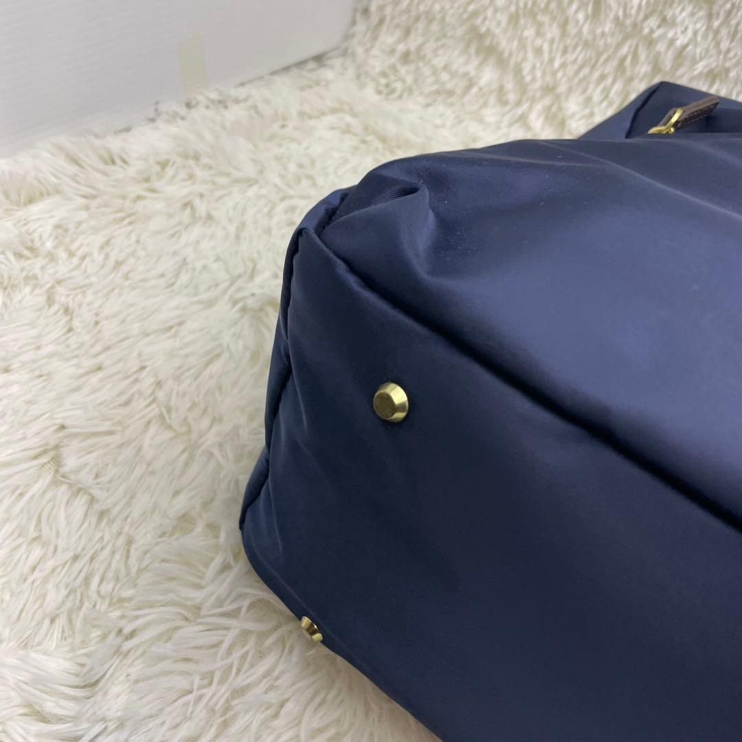 【極美品】マッキントッシュフィロソフィー 2way ボストンバッグ ネイビー