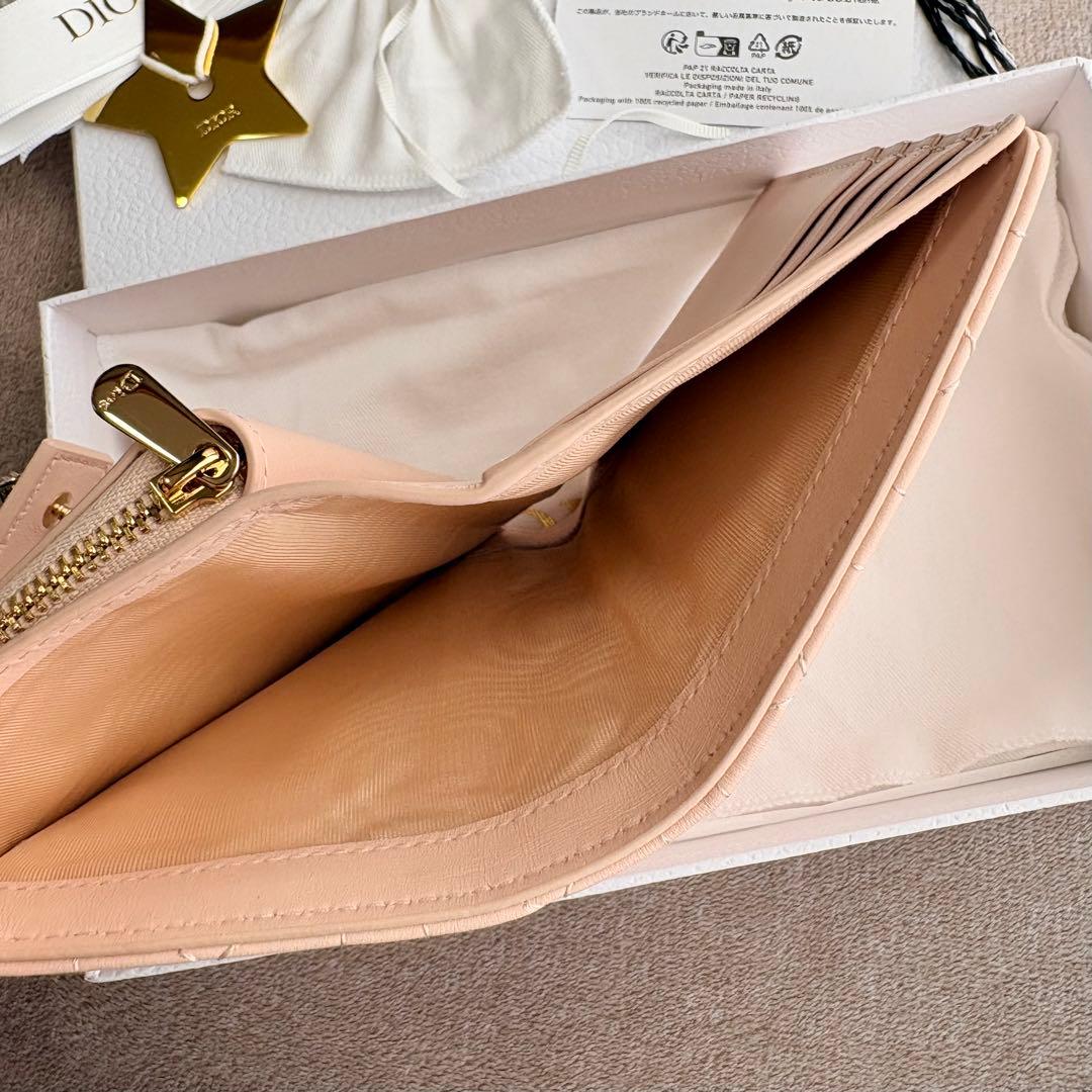 専用出品 Christian Dior 折り財布 ピンク