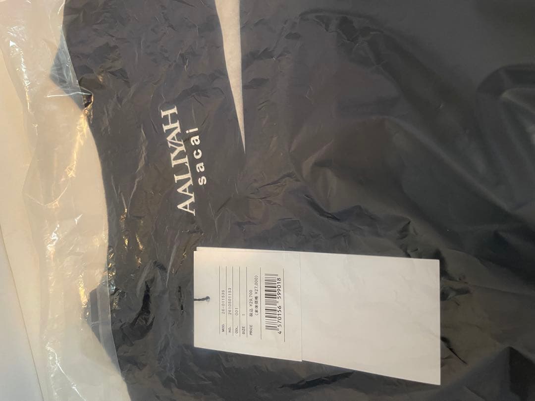 sacai × Aaliyah Tシャツ size 1