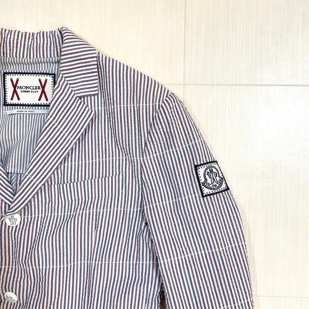 MONCLER テーラードジャケット ロゴボタン ロゴワッペン