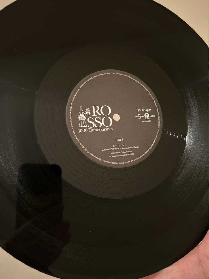 ROSSO 1000 Tambourines チバユウスケ　LP アナログ盤