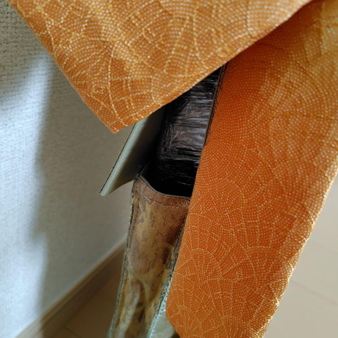 お琴カバー【山】着物帯 ゆたん油単ハンドメイド 和楽器 正絹 袋帯 山田流