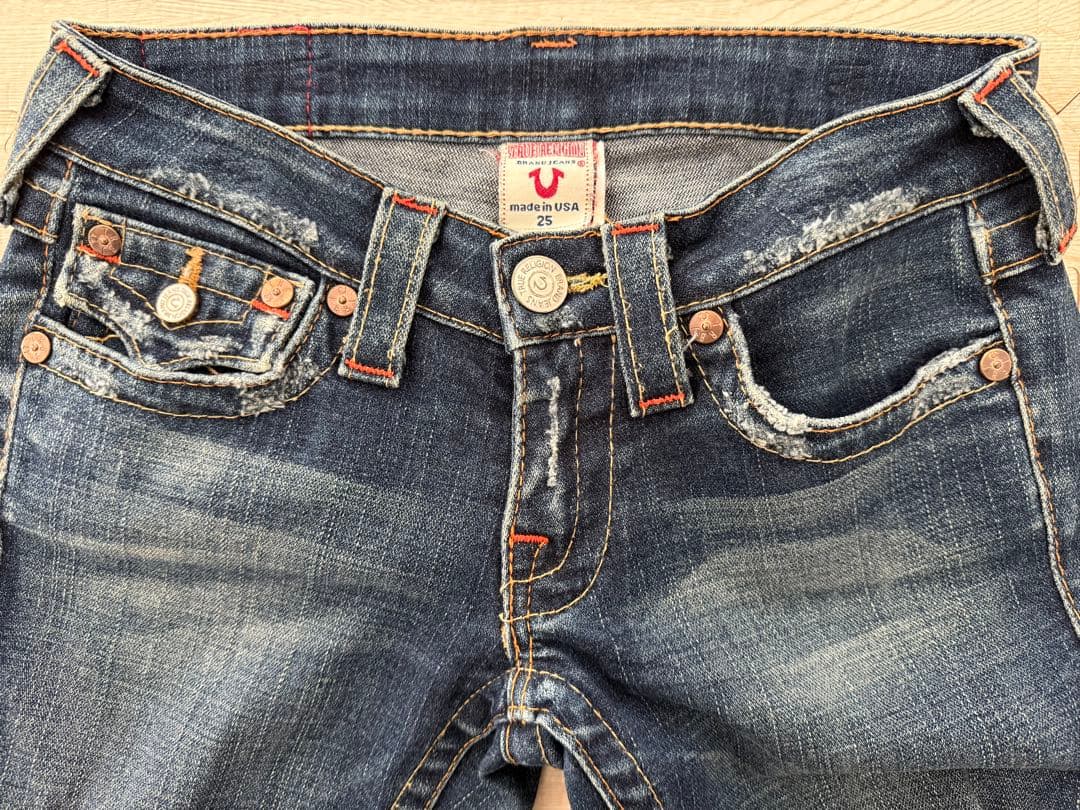 TRUE RELIGION ブーツカットデニム　25インチ