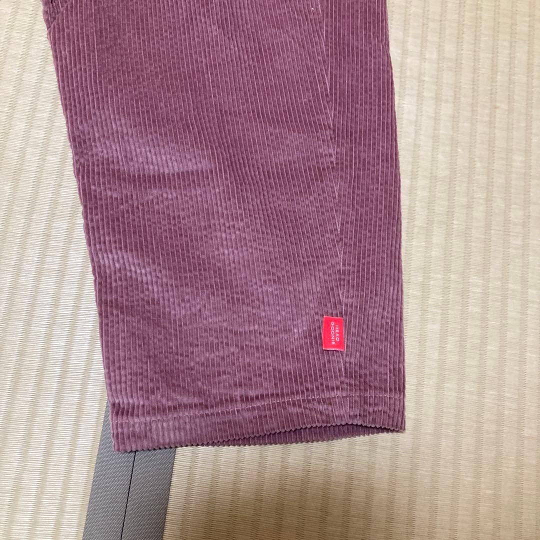コーデュロイパンツ　パープルピンク　XL相当