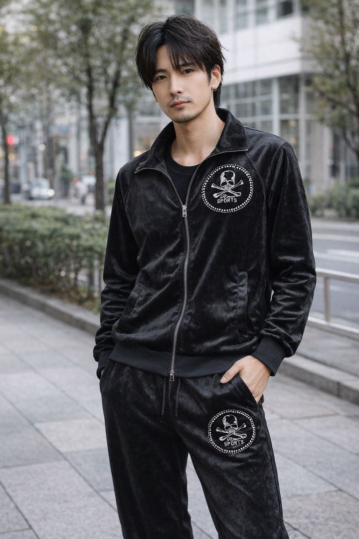 【上下セット】Roen スカル セットアップ ジャージ Mサイズ