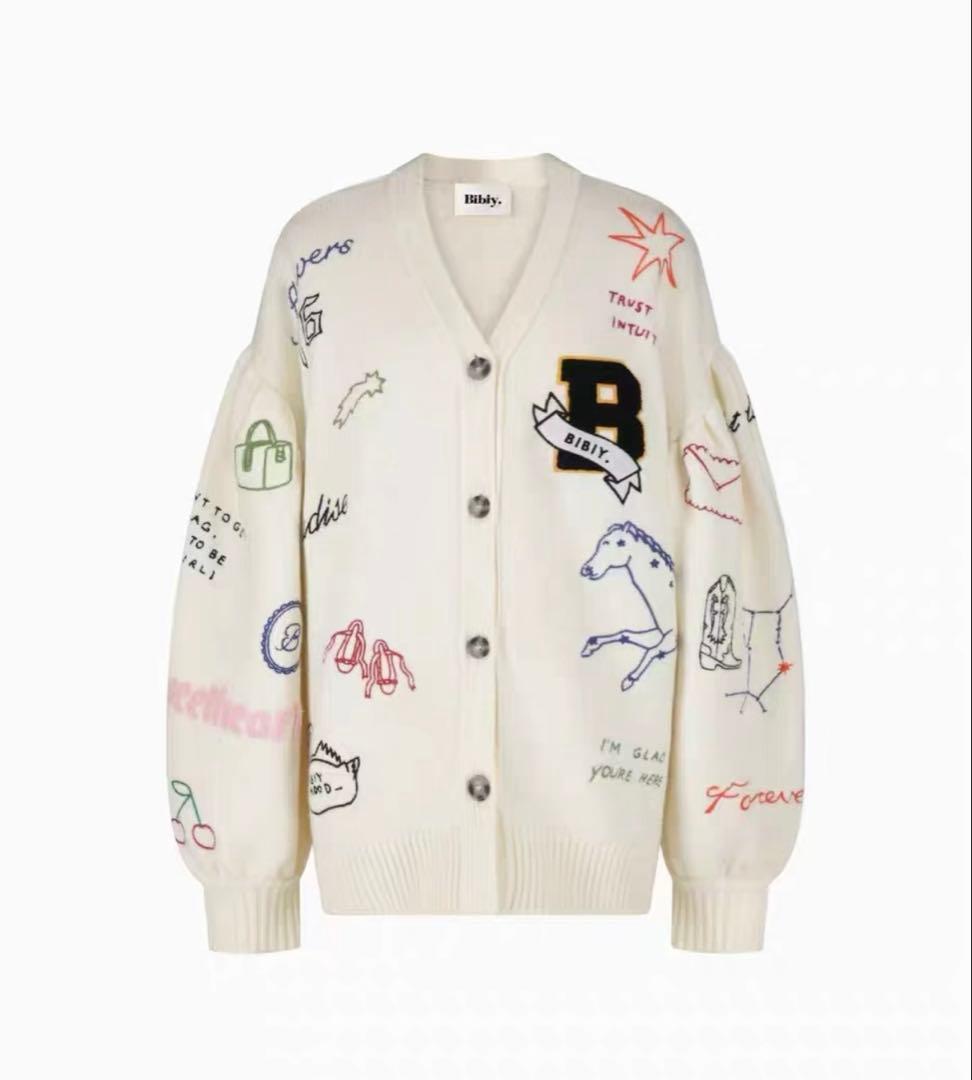 【最安値】美品B. UNIVERSE CARDIGAN