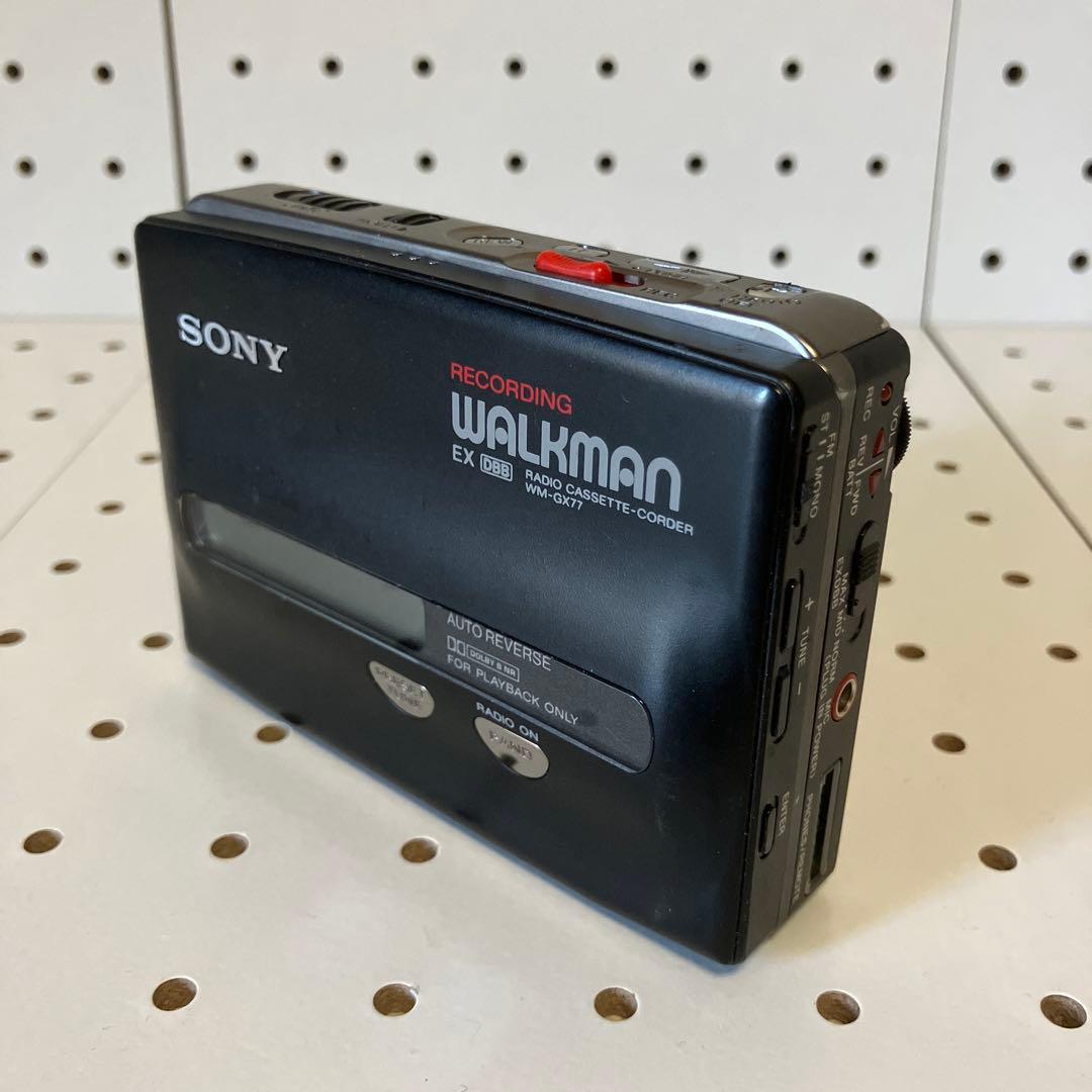 d*3様 昭和レトロSONYカセットウォークマンWM-GX77現状品／ジャンク品