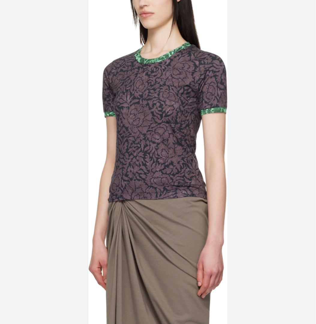 【難あり】新品未使用dries van noten 花柄プリントTシャツ