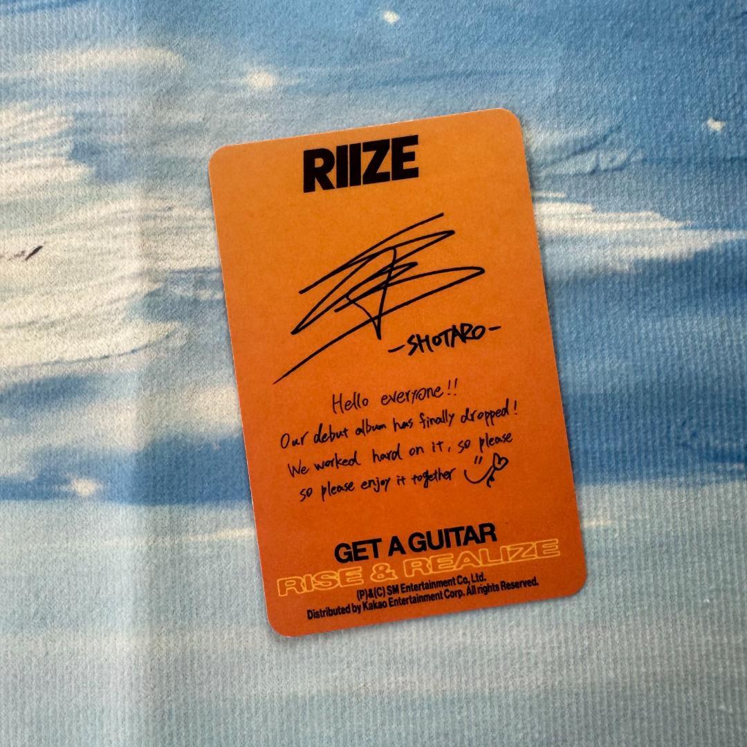 RIIZE Amazon Get A Guitar US トレカ ショウタロウ