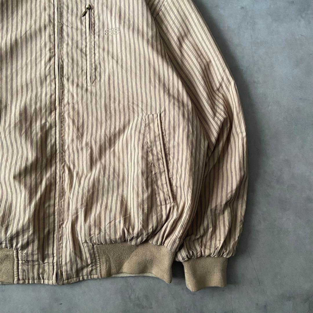 90s BALENCIAGA リバーシブルブルゾン ロゴ刺繍 ビンテージCE27