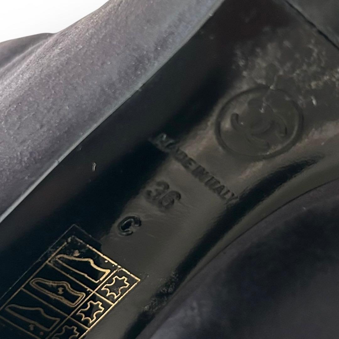 CHANEL シャネル ロングブーツ ココマーク 23cm