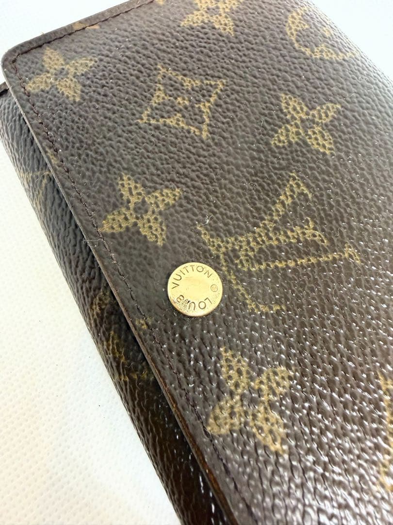 ルイヴィトン モノグラム ポルトモネビエ トレゾール財布 M61730