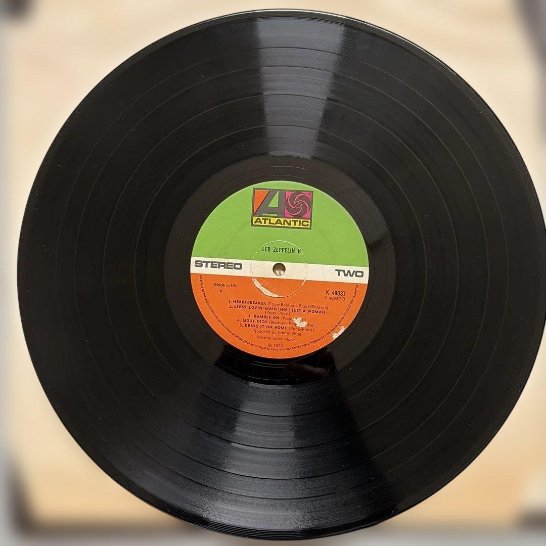 Led Zeppelin II レコード英国盤　1973年頃