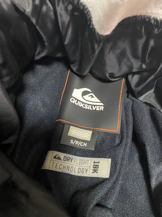 新品QUIKsilver クイックシルバー　スノボウェア　蛍光ネオン　オレンジ