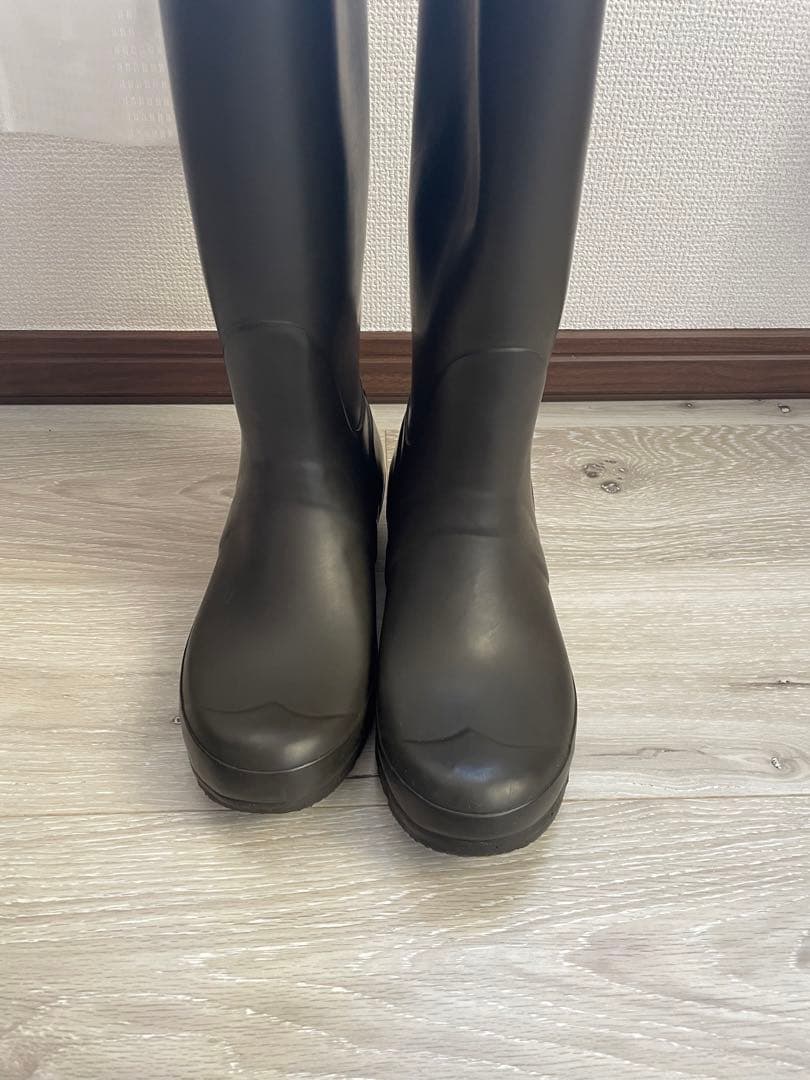 HUNTER ハンター ロング レインシューズ 長靴 ブラウン 24cm