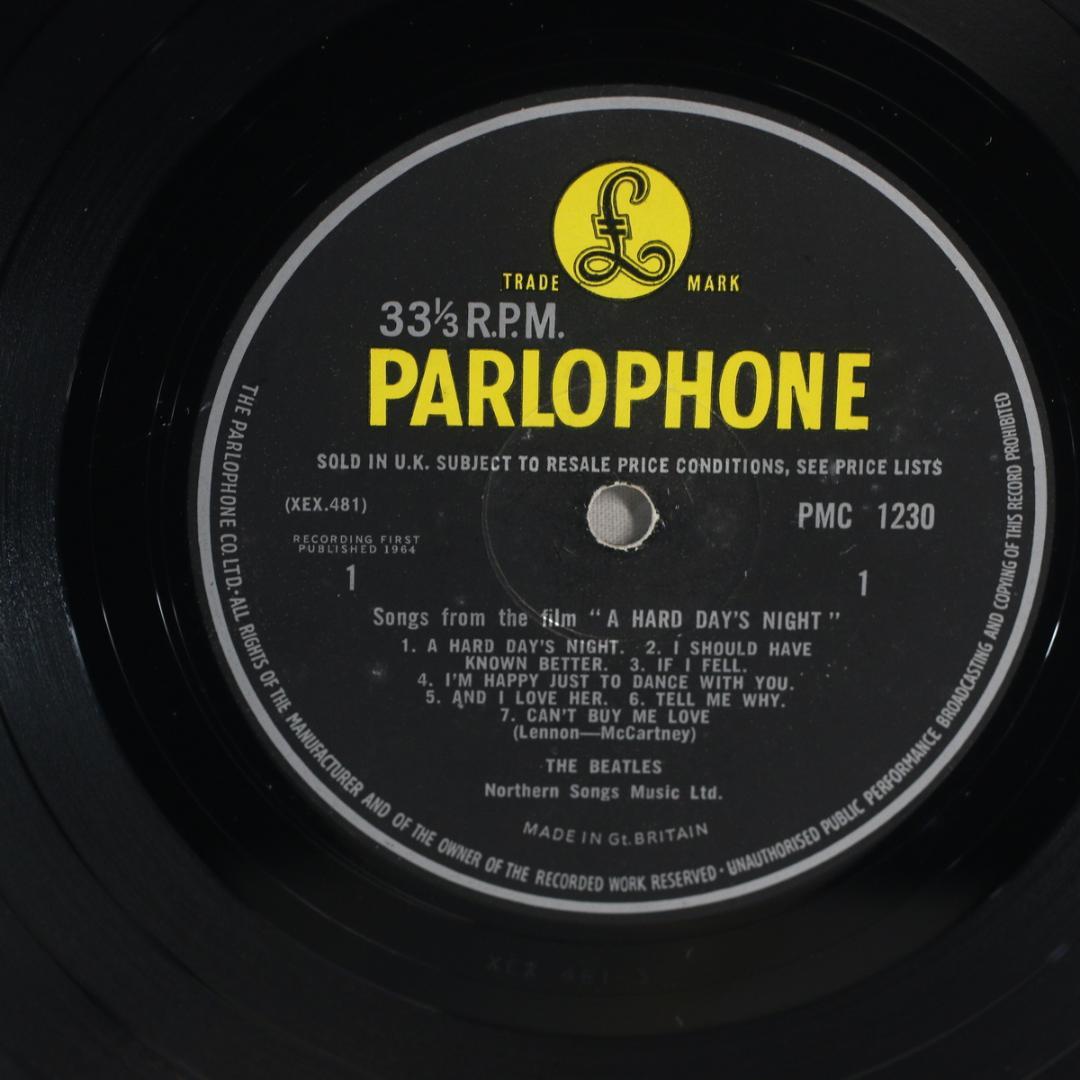 英LP The Beatles A Hard Day's Night 1stプレ