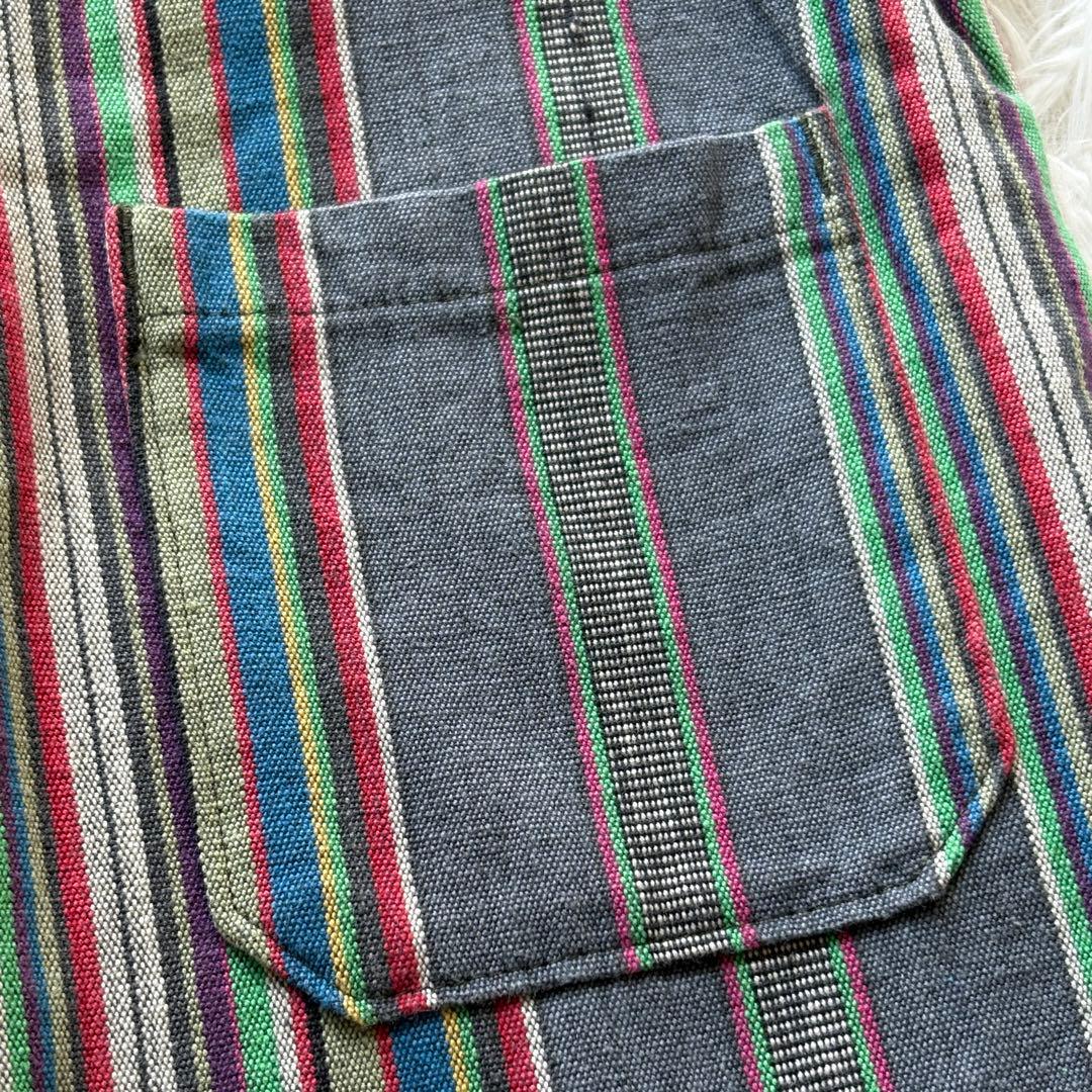 RRL DOUBLE ダブルアールエル ベスト マルチストライプ ラルフローレン