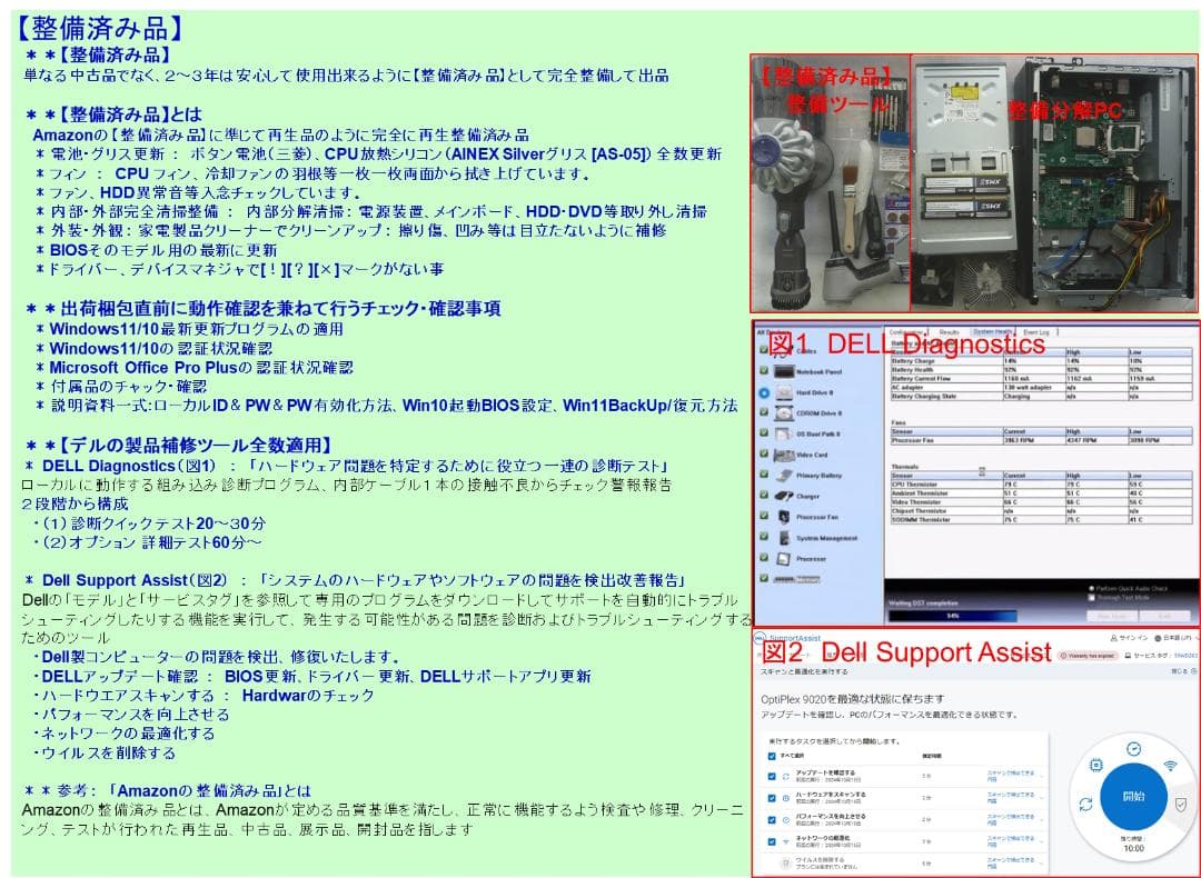 驚速【整備済み品】SSD500G Win11 第6-i3 M8G Offi21